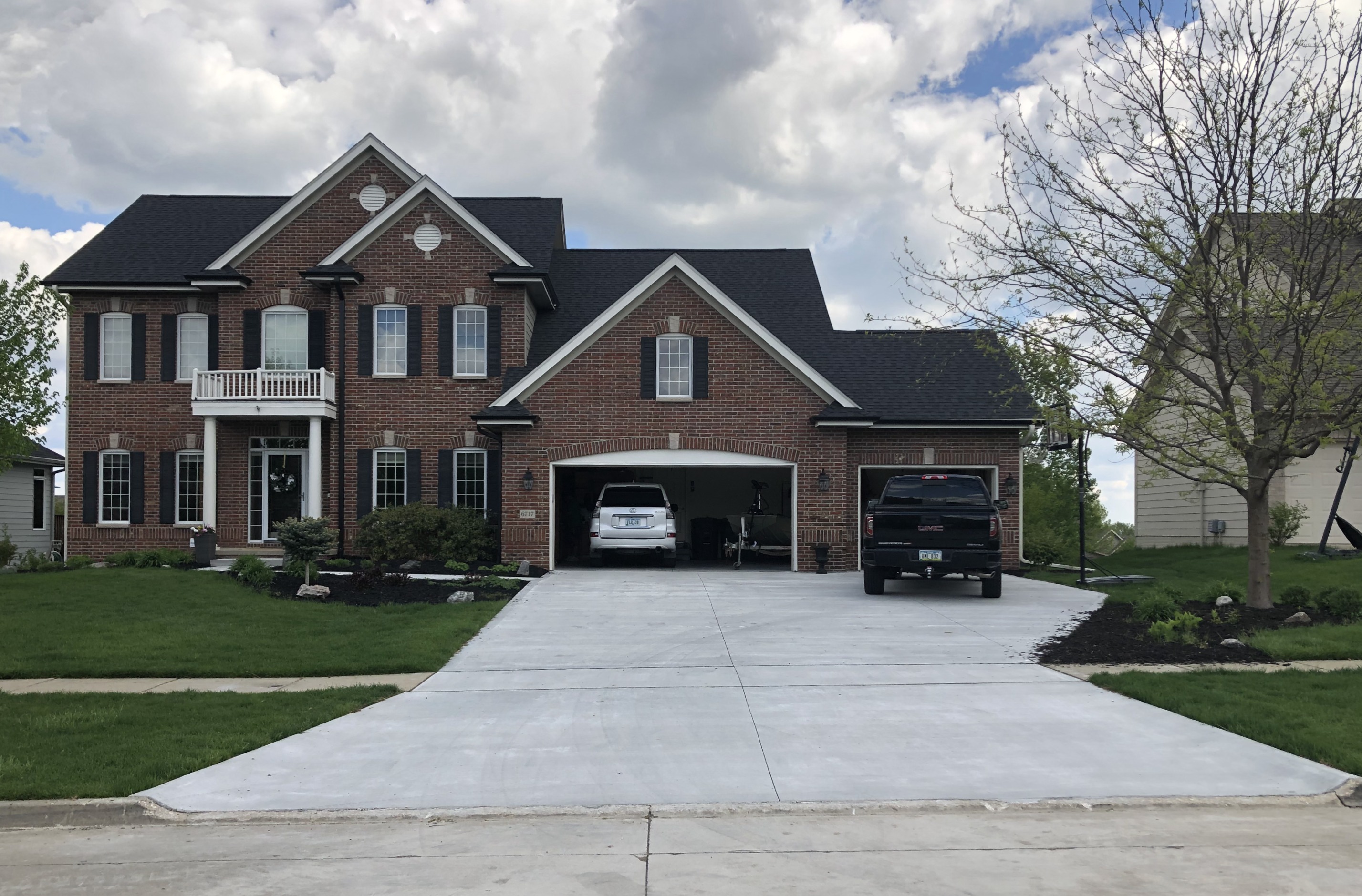 HS Concrete driveways project